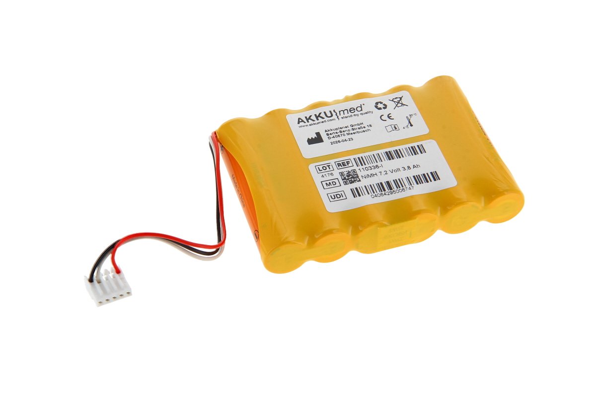 AKKUmed NiMH battery suitable for CAS Medical Systems NIBP 730, 740, 750 monitor