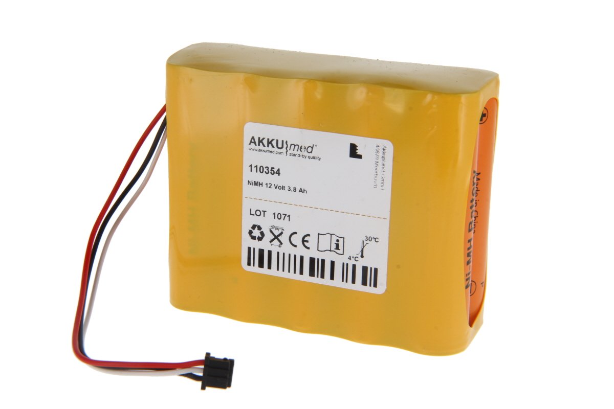 AKKUmed NiMH akumulators Fukuda Denshi DS5100 P/N 10TH-2400A-WC1-1 monitoram
