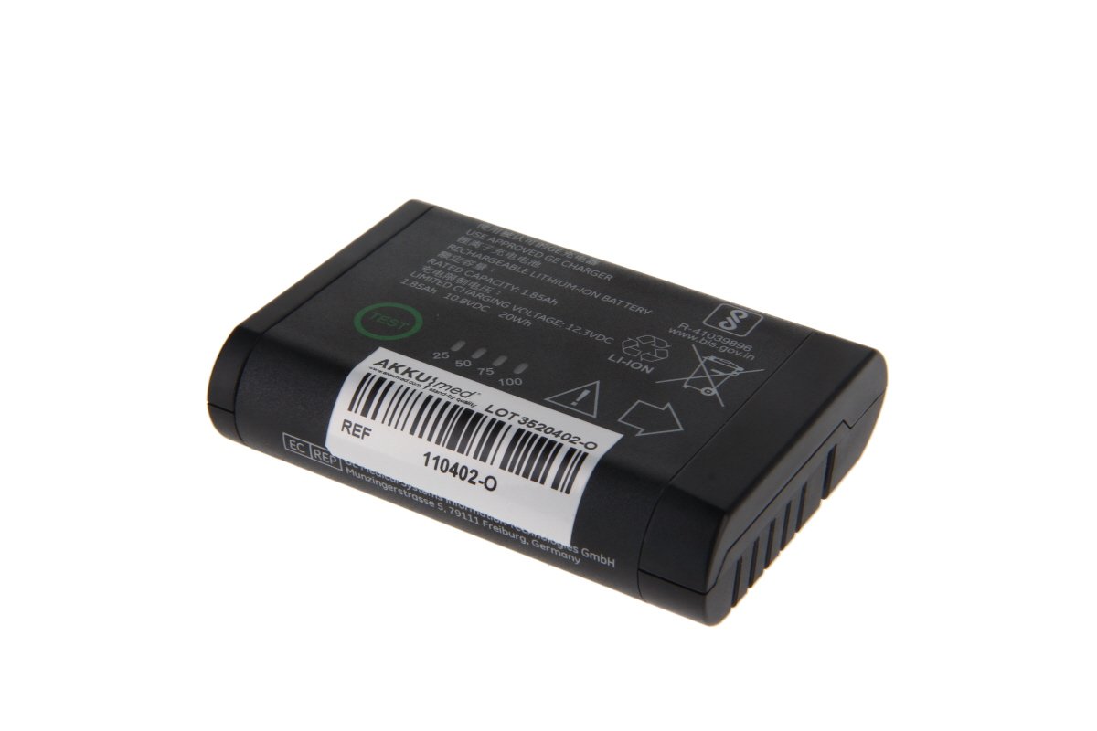 Oriģinālais Li-ion 1850mAh akumulators GE CARESCAPE PDM Mini Dash patsiendiandmete modulim