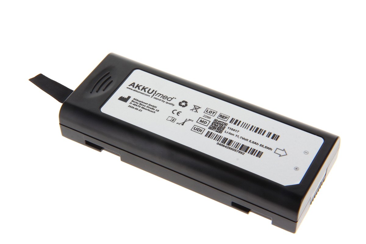 AKKUmed Li-ion battery suitable for Datascope Mindray Monitor T5, T8, iMEC 8, IMEC 10