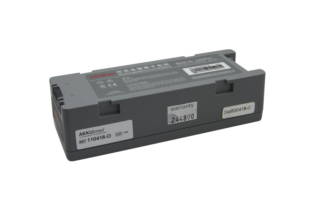Oriģinālais Li-ion 4500mAh akumulators Datascope Mindray BeneHeart D6 defibrilatoram-monitoram