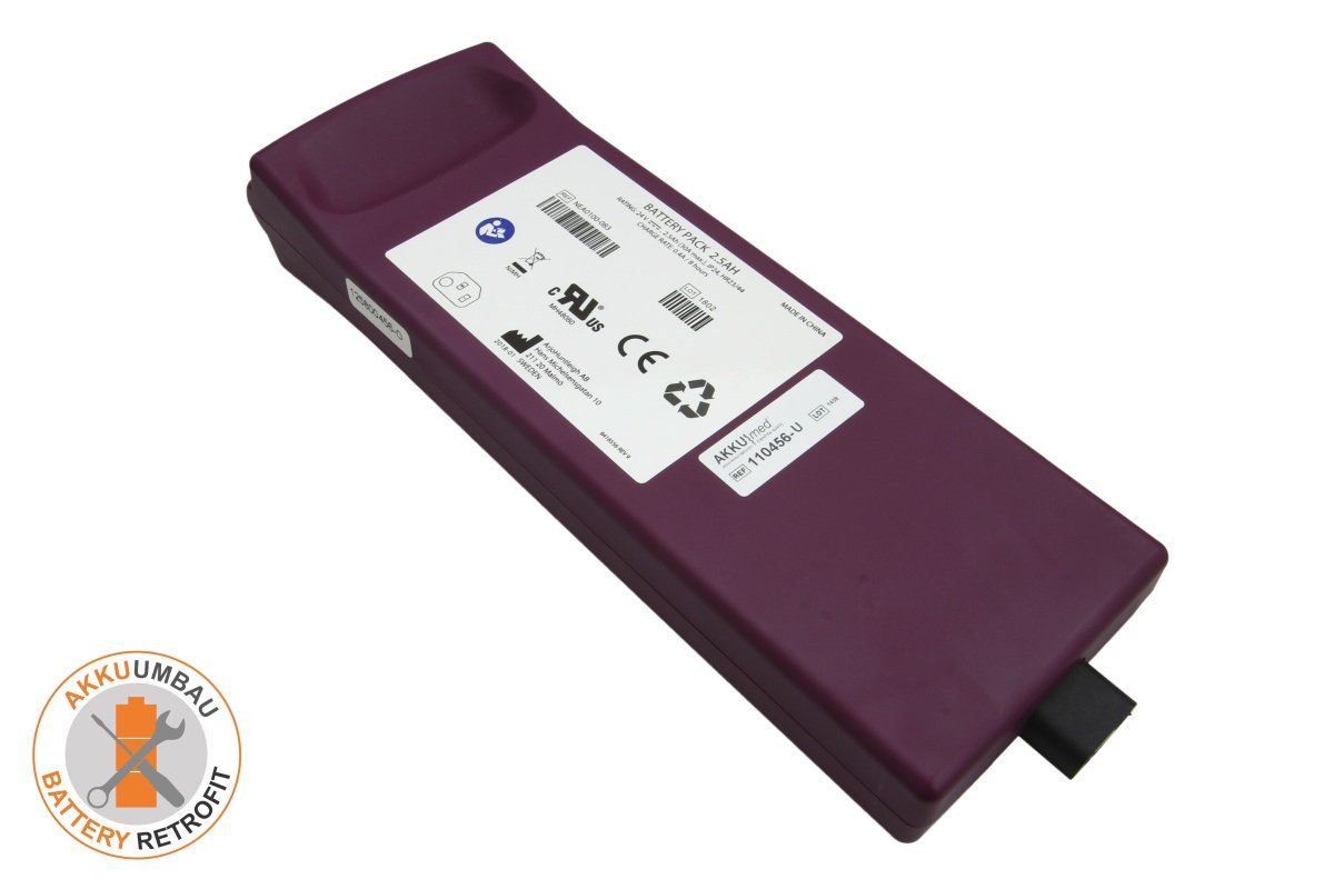AKKUmed NiMH battery retrofit suitable for Arjo Carendo chair, Maxi Twin Lifter, type NEA0100-083