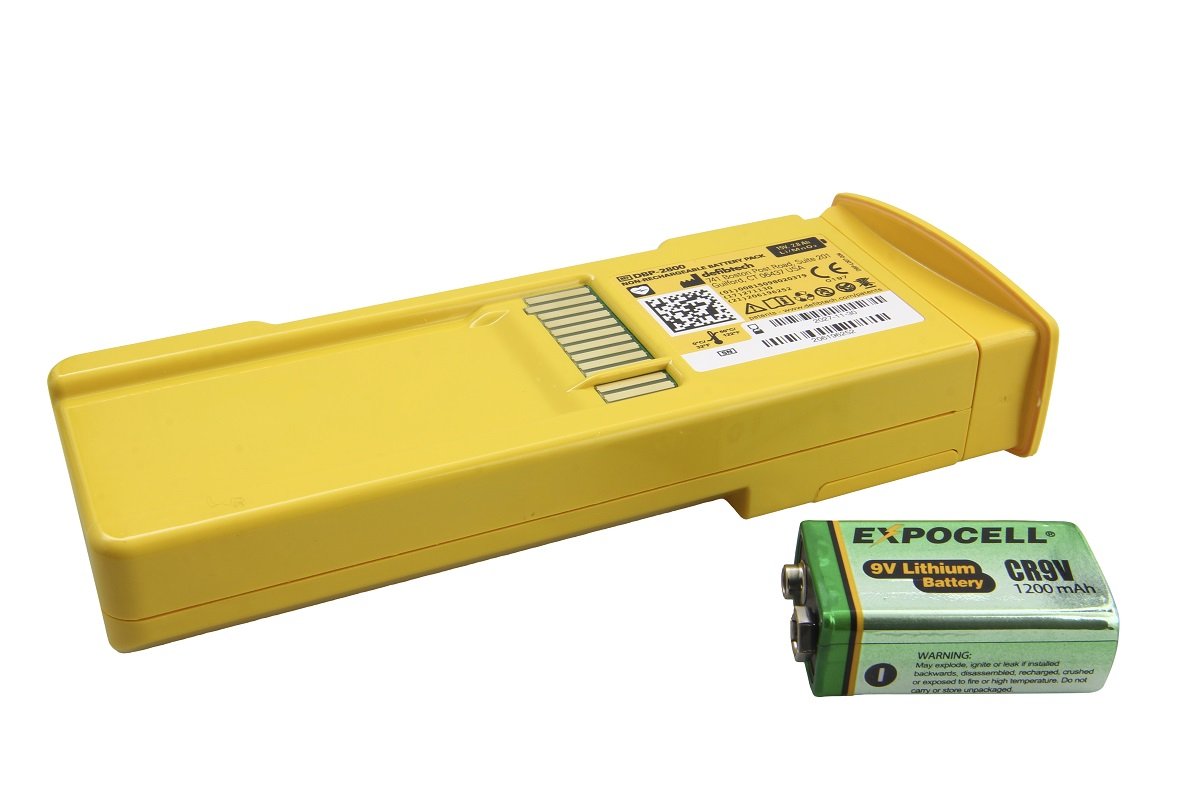 Alkuperäinen litiumparisto Defibtech Lifeline AED DCF-210, DCF-210, DDU-1200 -laitteeseen