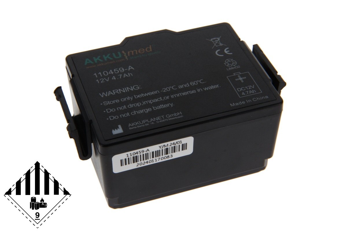 AKKUmed liitiumaku 4700mAh Philips HeartStart Forerunner 3 (FR3) defibrillaatorile (989803150161)