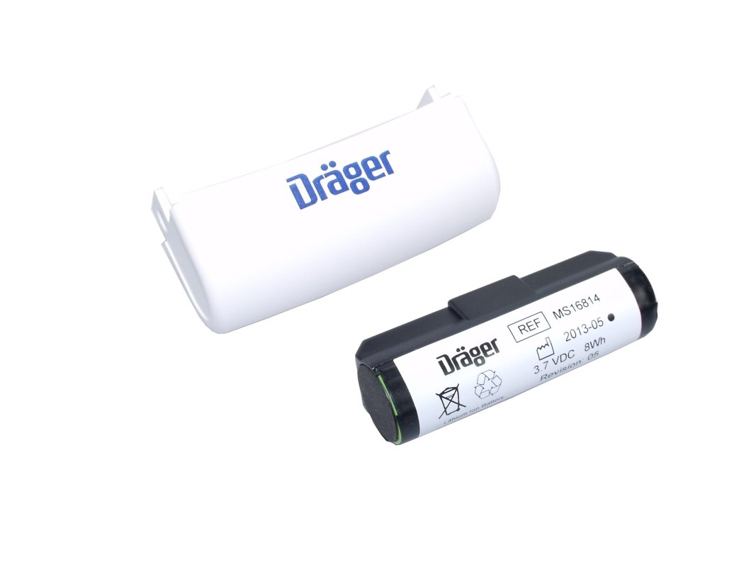 Oriģinālais Li-ion 2100mAh akumulators Dräger Infinity M300 monitoram (MS41216, MS20335, MS16814; akumulatora komplekts)