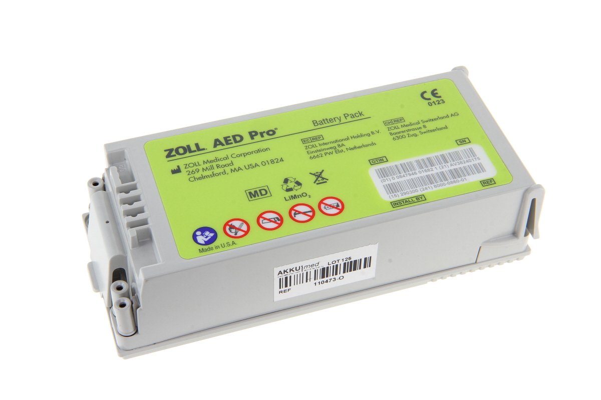 Oriģinālā litija baterija 4200mAh Zoll AED Pro defibrilatoram (8000-0860-01, 1008-1003-01)