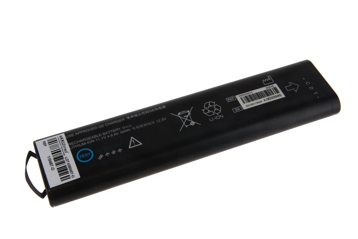 Alkuperäinen Li-ion 4900mAh akku GE Datex-Ohmeda B20, B30 ja B40 -potilasmonitoreihin