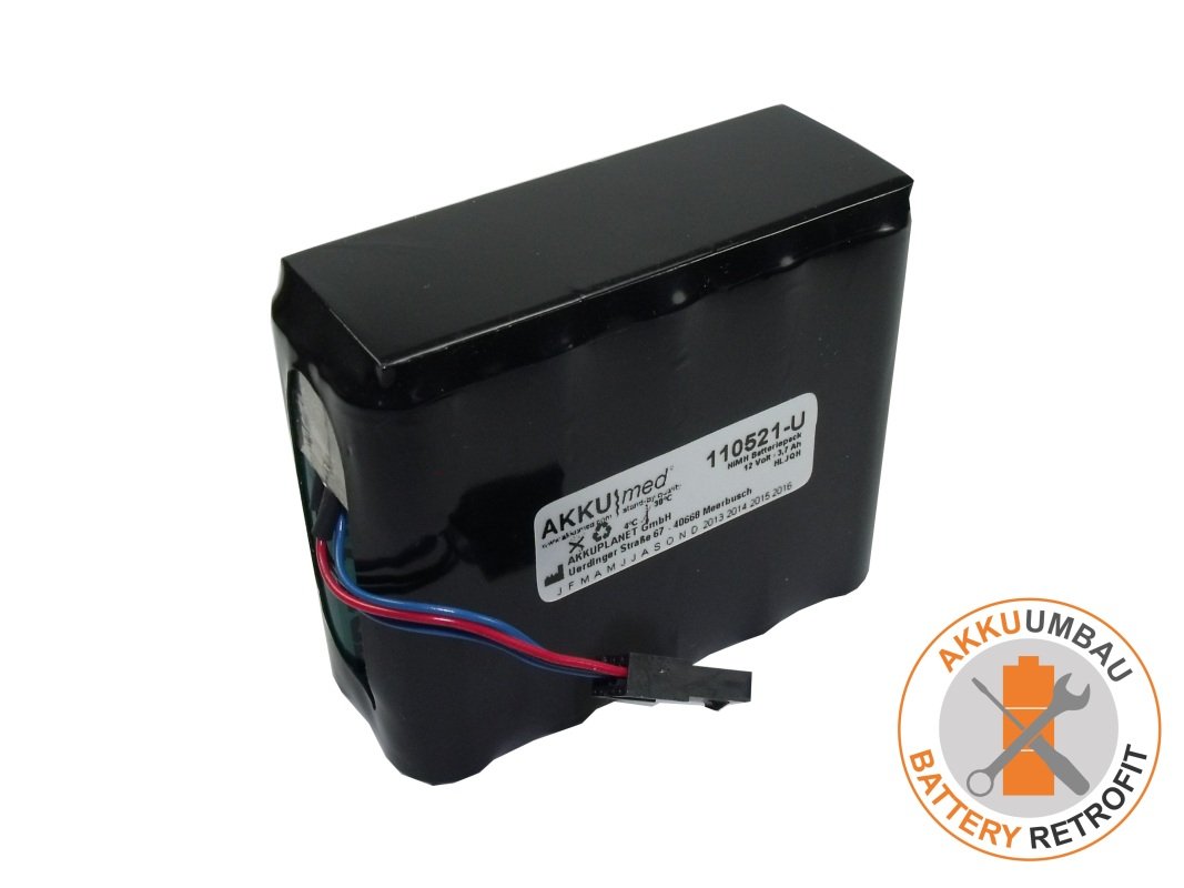 AKKUmed NiMH battery retrofit suitable for Kinetic Concepts Inc VAC ATS Wound Vacuum, type M3252795-...