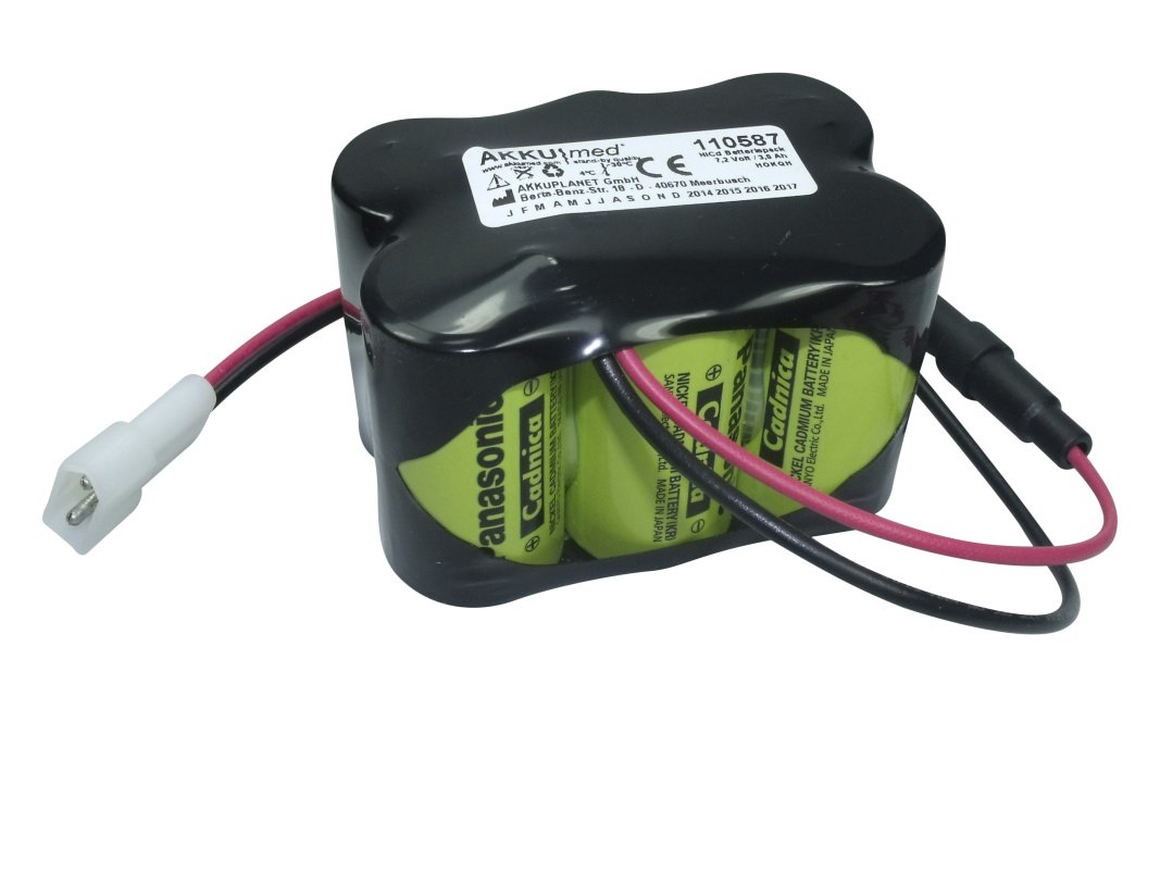 AKKUmed NC battery suitable for Bio-Medical Devices Crossvent 2i (PRT4402)