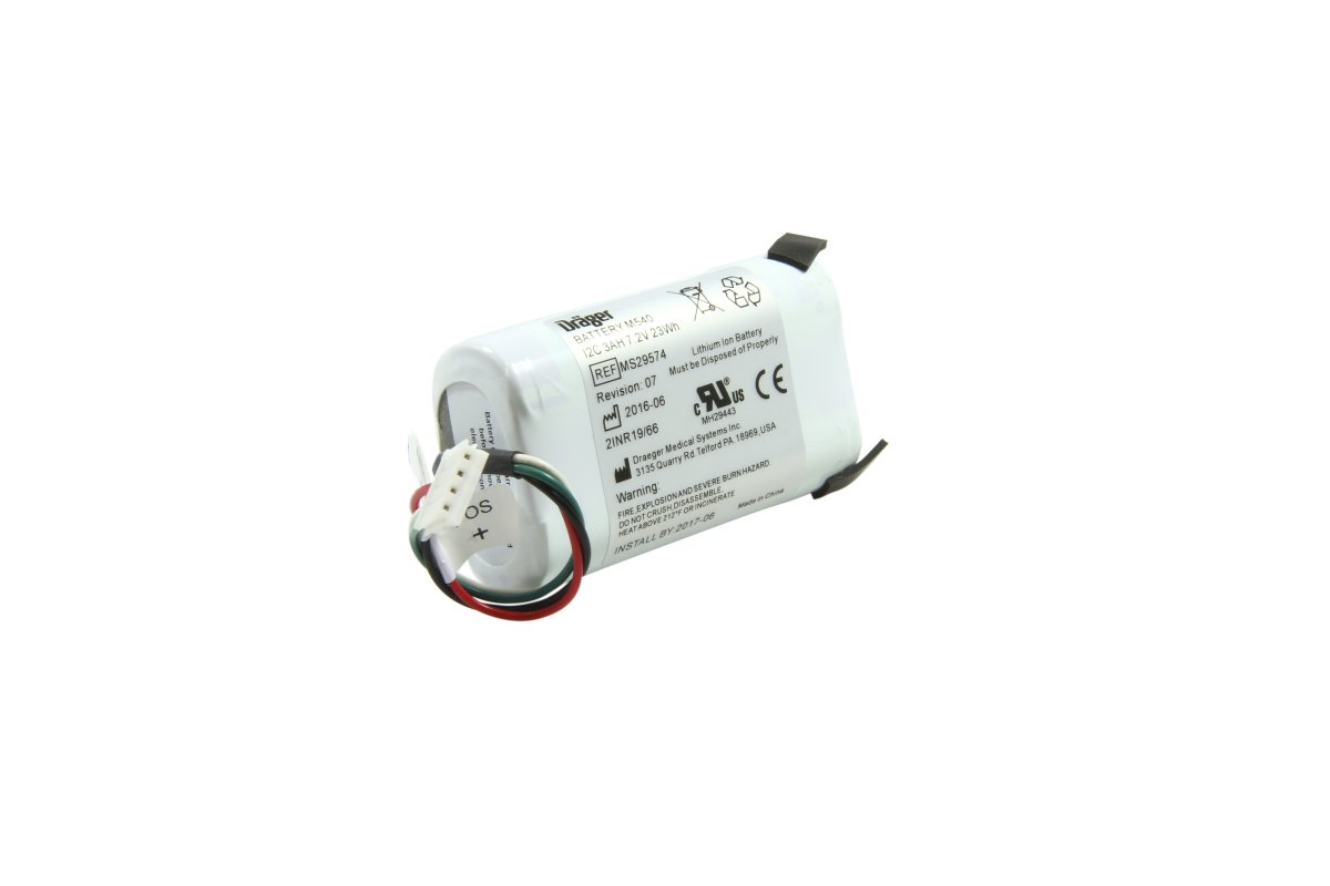 Alkuperäinen Li-ion 3200mAh akku Dräger Infinity M540 -potilasmonitoriin (MS29574)