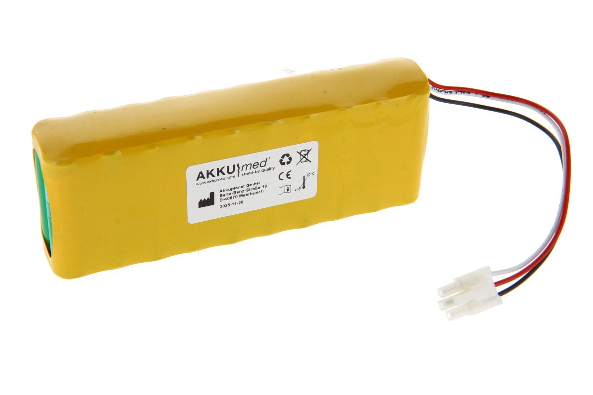 AKKUmed NiMH 3400mAh akumulators Medical Econet Cardio M un M Plus EKG ierīcēm