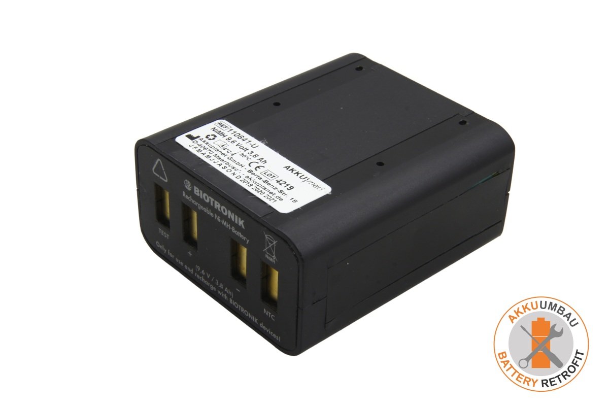 AKKUmed NiMH battery retrofit suitable for Biotronik ERA3000, Battery Type 2