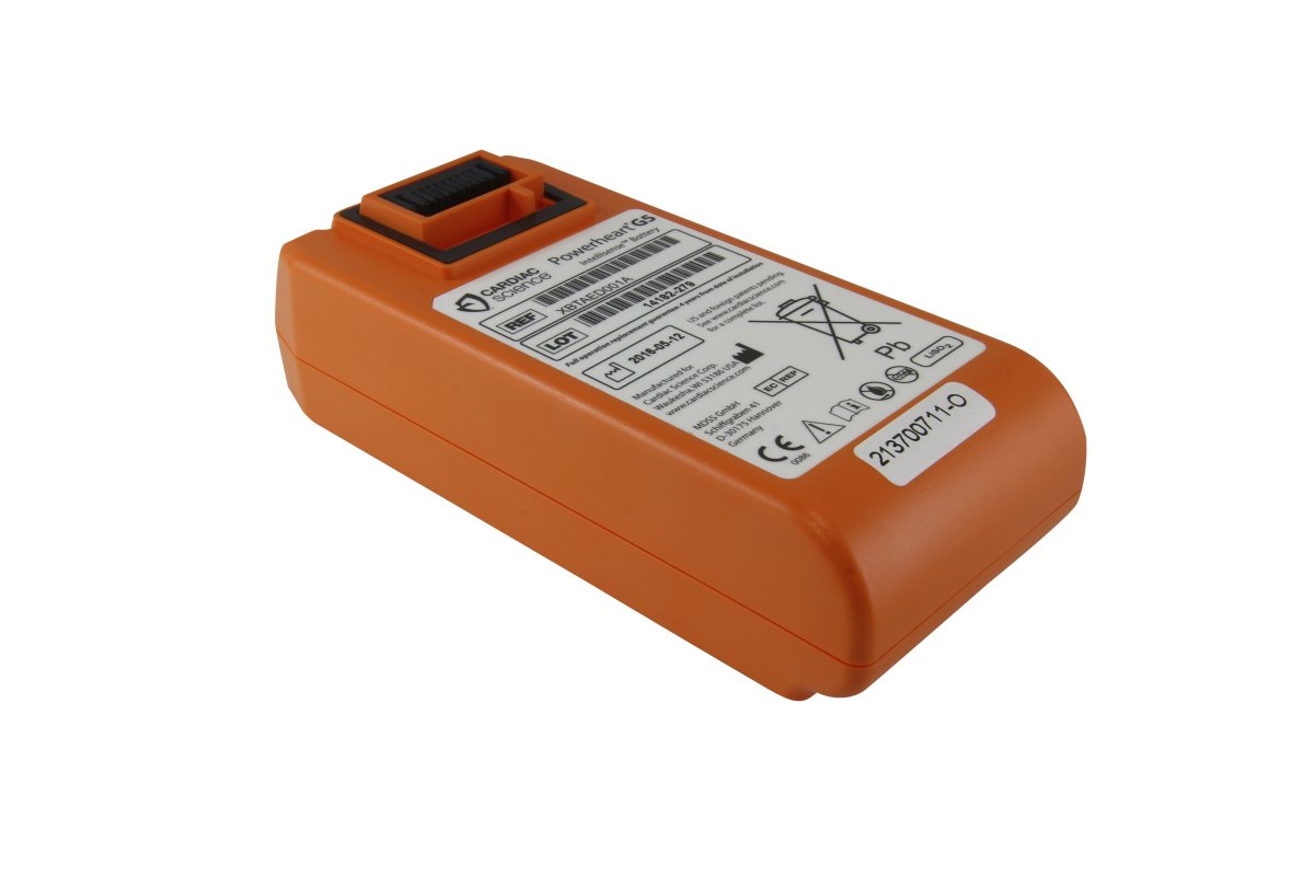 Oriģinālā litija baterija 7500mAh Cardiac Science PowerHeart AED G5 defibrilatoram (IntelliSense)