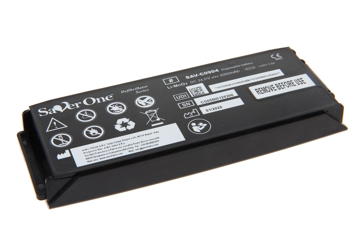 Original Lithium battery for defibrillator Saver One SAV-C0903 SAV-C0904