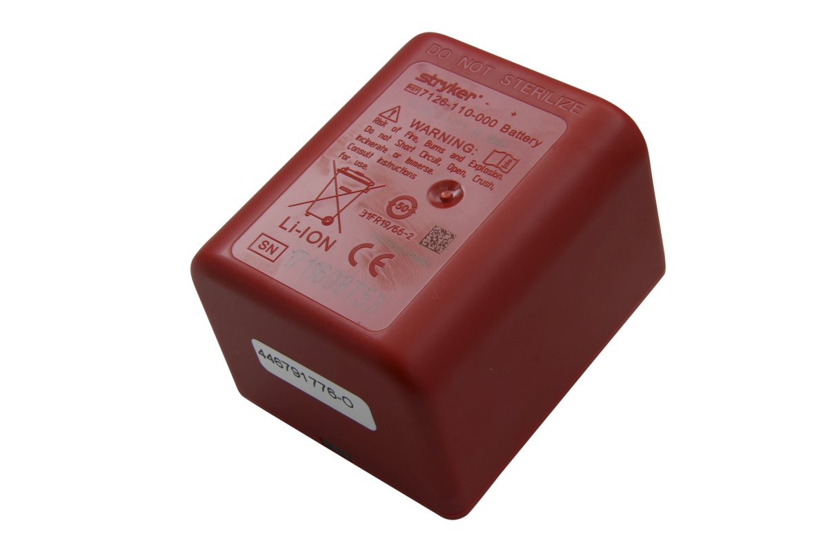 Oriģinālais Li-ion akumulators Stryker 7126 7126-110-000 ierīcei