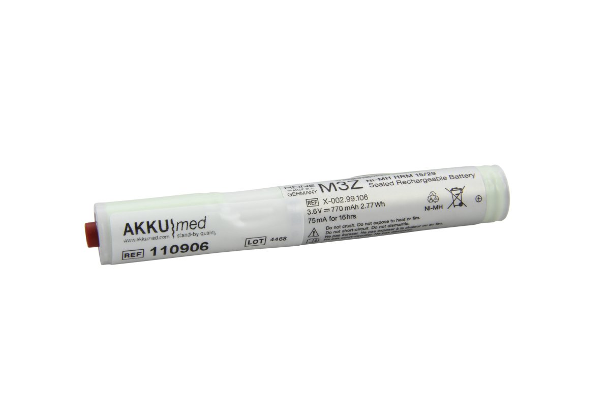 Oriģinālais NiMH 770mAh akumulators HEINE ierīcei (M3Z, X-002.99.106)