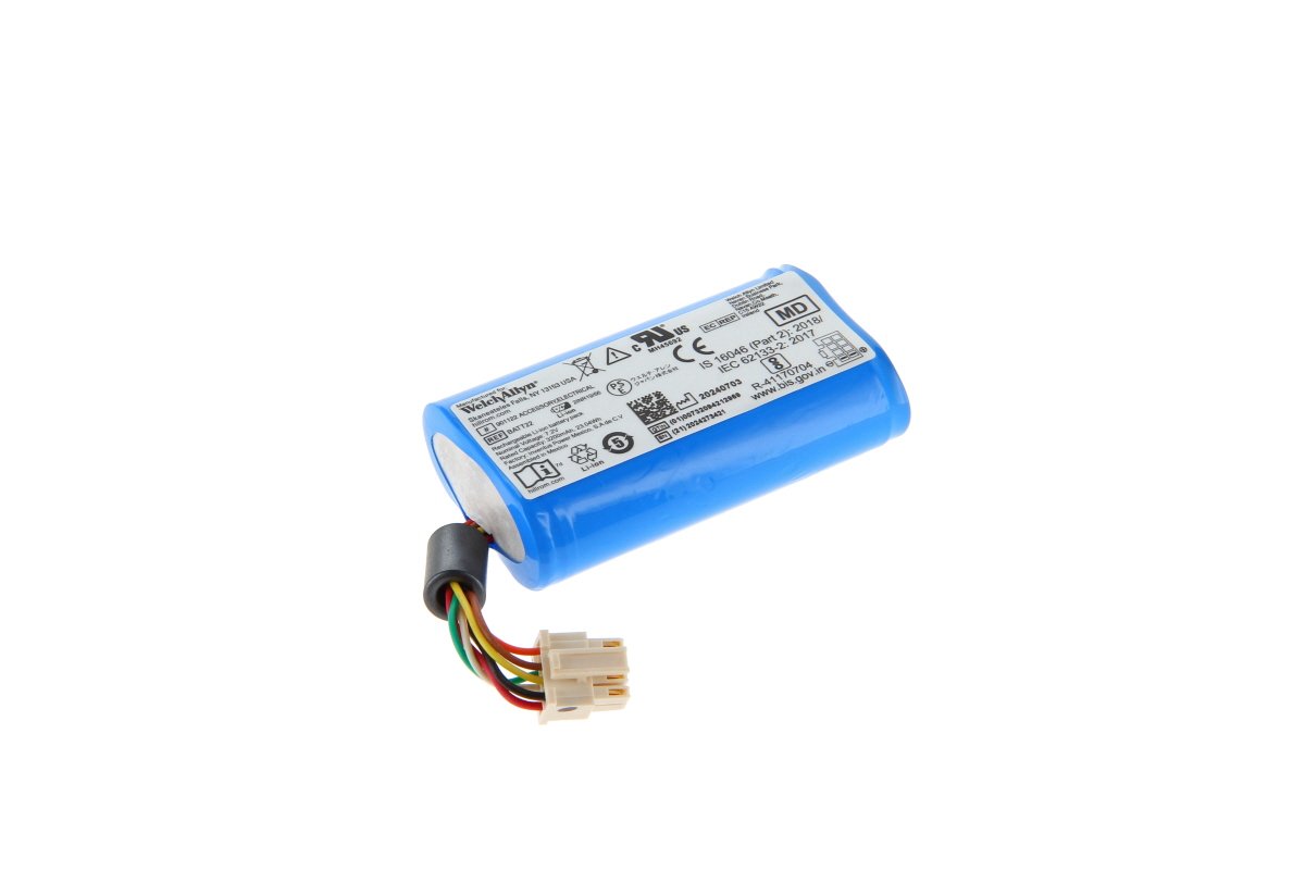 Original Li Ion battery for Welch Allyn Connex Spot, 2-cell,CSM 7500 Vital, BATT22