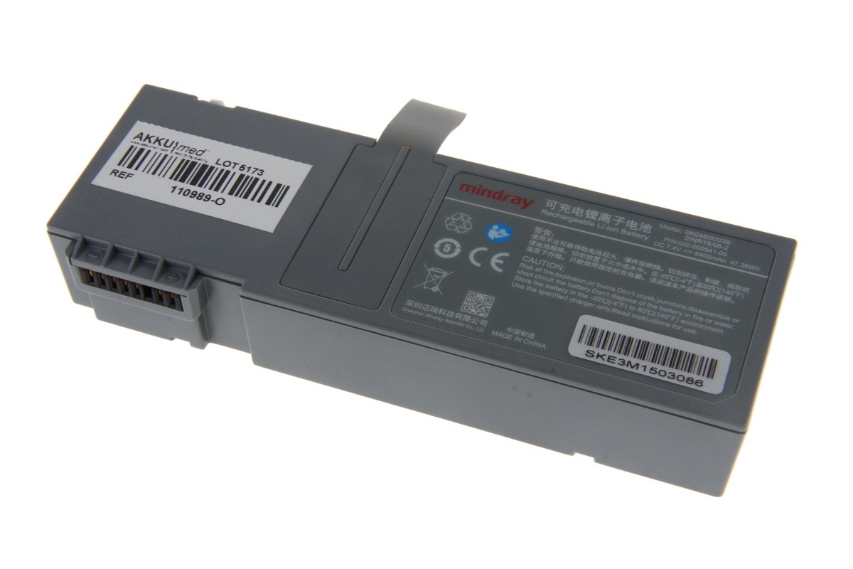 Oriģinālais Li-ion 6400mAh akumulators Mindray BeneFusion VP5 un SP5 infūzijas sūkņiem (115-082274-00)