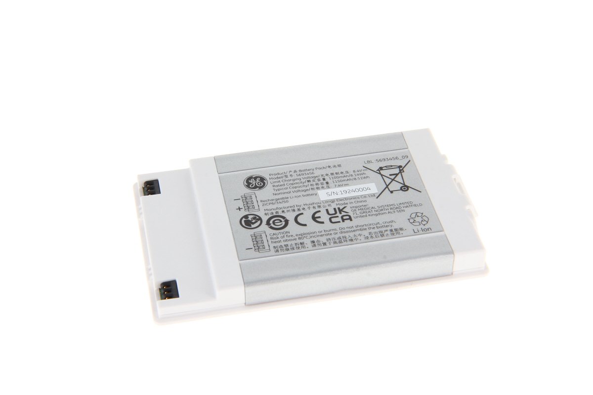 Oriģinālais Li-ion 1150mAh akumulators GE VSCAN Extend ultrasonogrāfijas iekārtai (5693456)