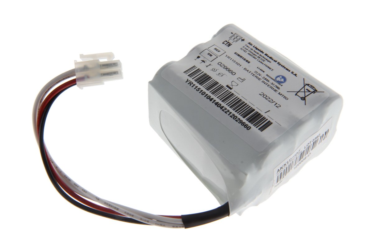 Original Li Ion battery Air Liquide ventilator T60 internal
