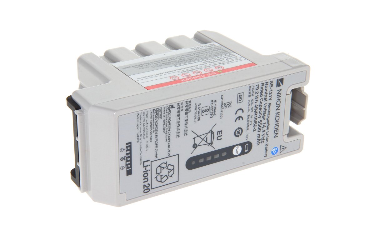 Oriģinālais Li-ion akumulators Nihon Kohden EMS-1052 SB-121V-CL ierīcei