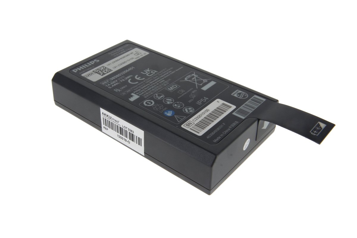 Alkuperäinen Li-ion 5500mAh akku Philips Intrepid -potilasmonitoriin (989803206451)