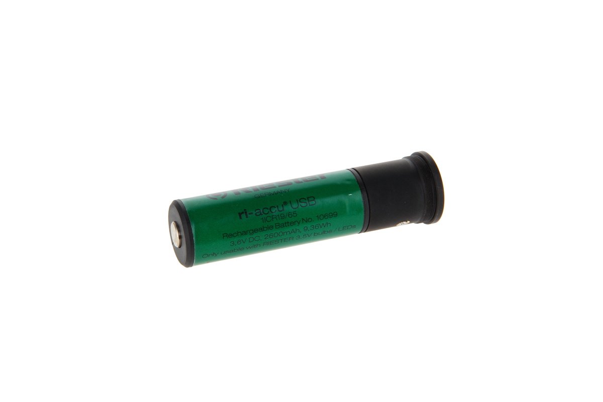 Alkuperäinen Li-ion-akku Riester ri-accu USB C-tyypin akkukahvaan (10699)