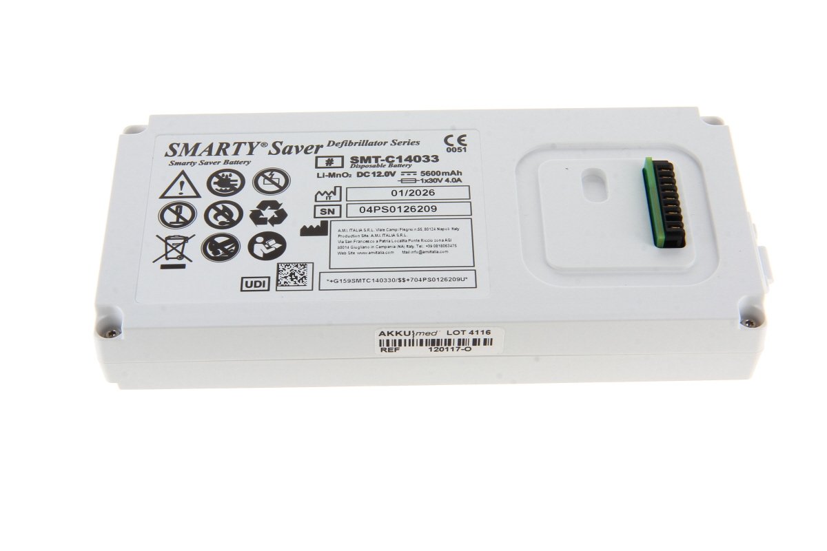 Oriģinālā litija baterija Smarty Saver – SMT-C14033 defibrilatoram