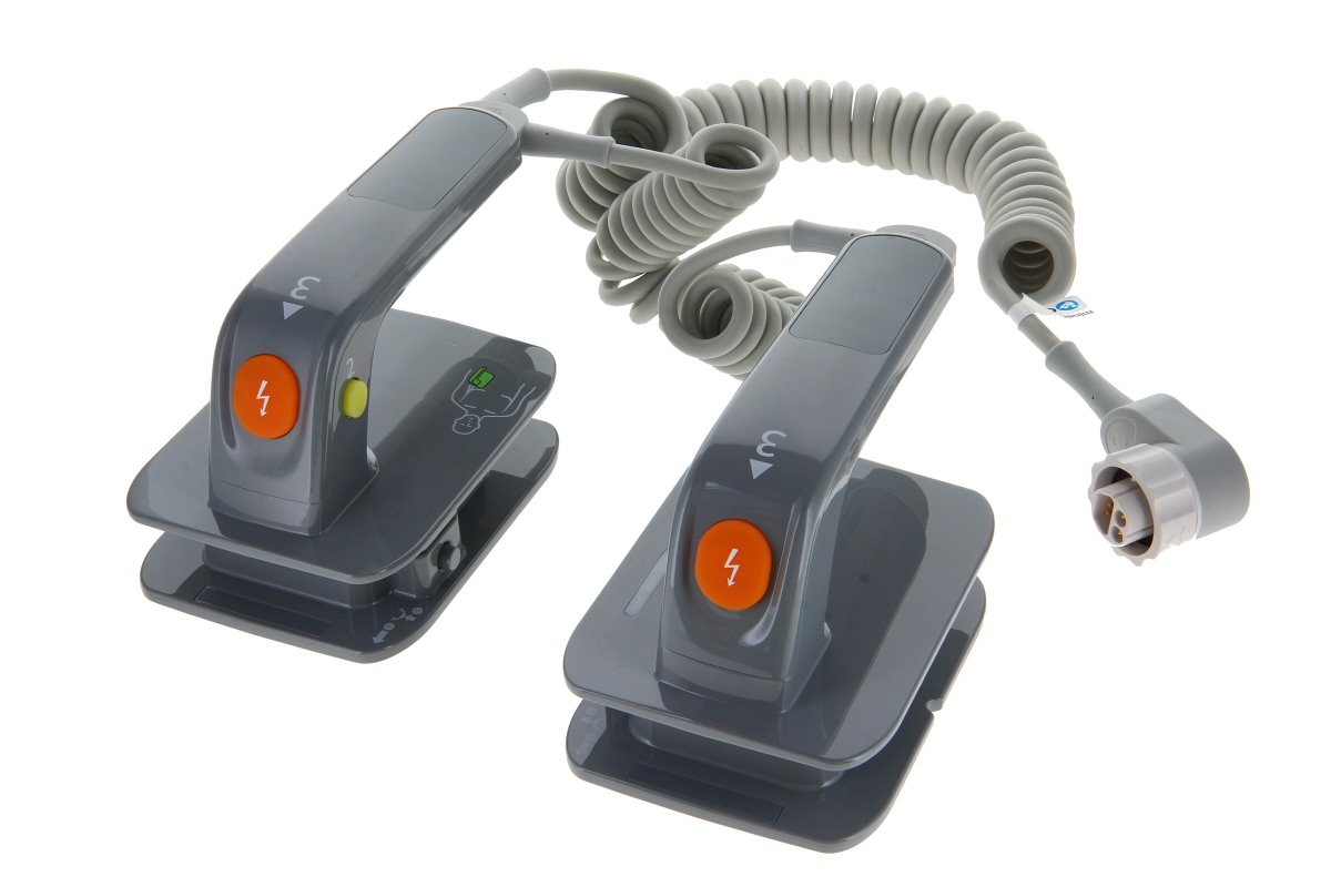 Original Mindray defibrillator paddles compatible with BeneHeart D3, D6 - 801-0651-00010-00
