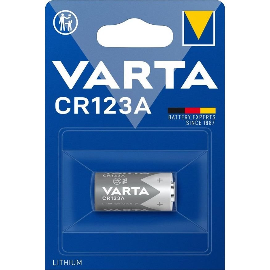 Varta CR123A liitium patarei