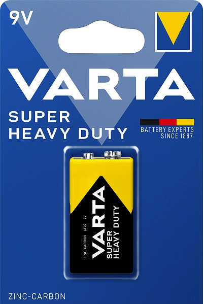 Varta Super Heavy Duty 9V paristo