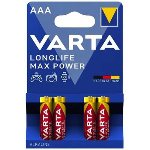 Varta LongLife Max Power AAA/LR03 paristo 4-kpl