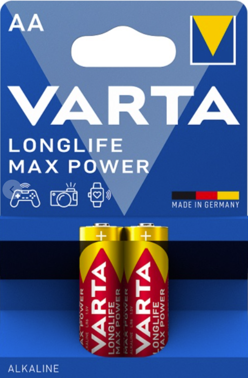 Varta LongLife Max Power AA/LR6 2-komplekts