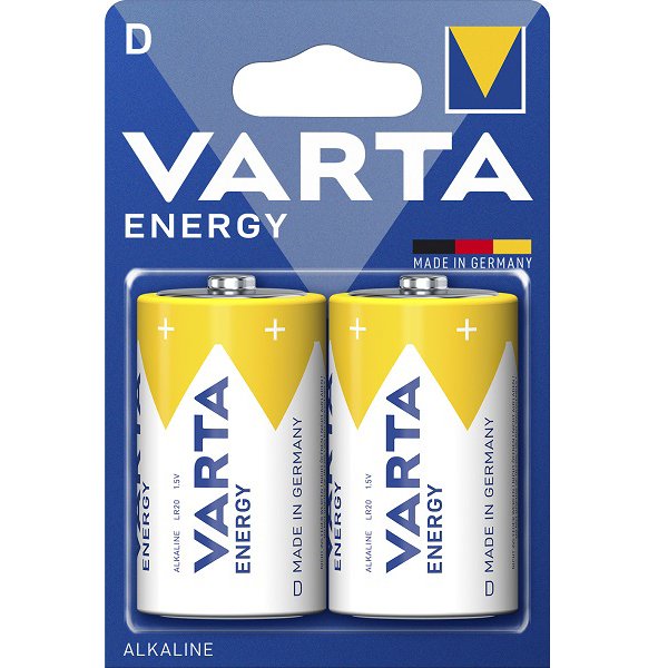Varta Energy D / LR20 baterija 2-komplekts
