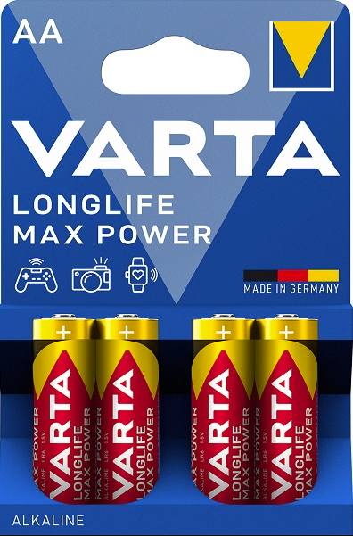 Varta LongLife Max Power AA/LR6 patarei 4-pakk