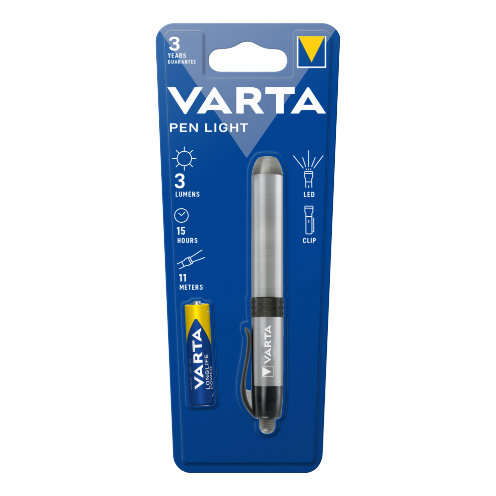Varta pliiats taskulamp + 1 x AAA patarei