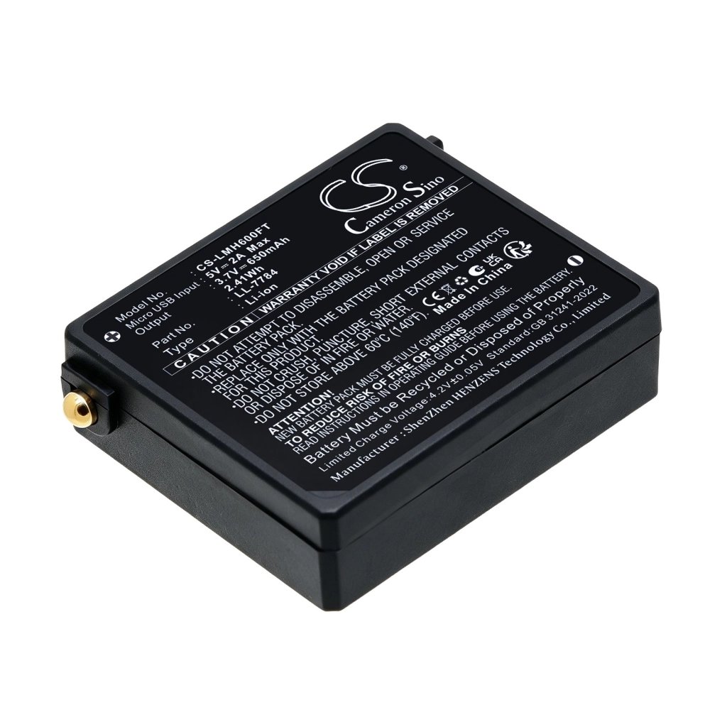 Ledlenser iSEO3 3.7V 650mAh / 2.41Wh flashlight battery