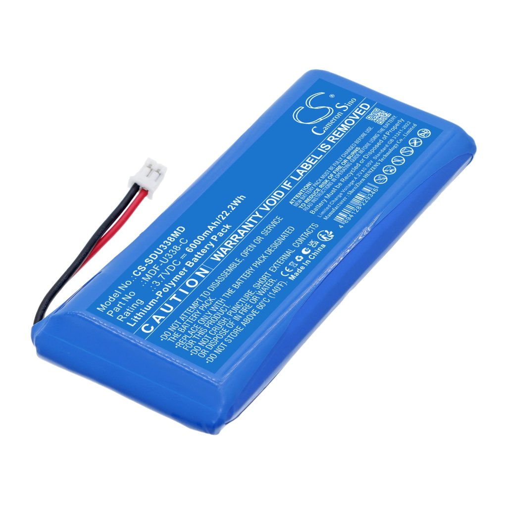 Sanyo MDF-U338-C 3.7V 6000mAh / 22.2Wh medicīnas ierīces akumulators