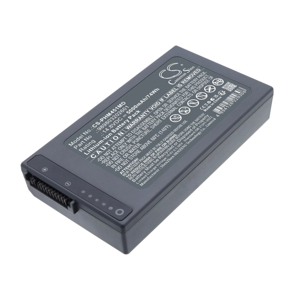Phillips Monitor Intrepid RX 14.8V 5000mAh / 74Wh medical device battery