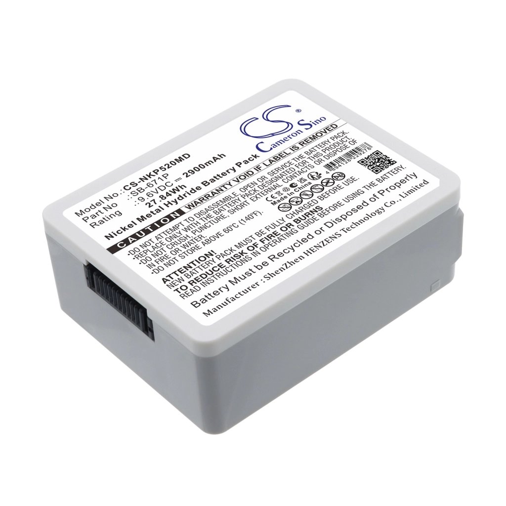 Nihon Kohden BSM1700 9.6V 2900mAh / 27.84Wh medical device battery