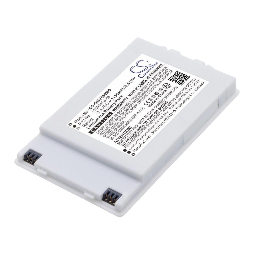 GE Vscan EXTend Ultrasound 7.4V 1150mAh / 8.51Wh medical device battery