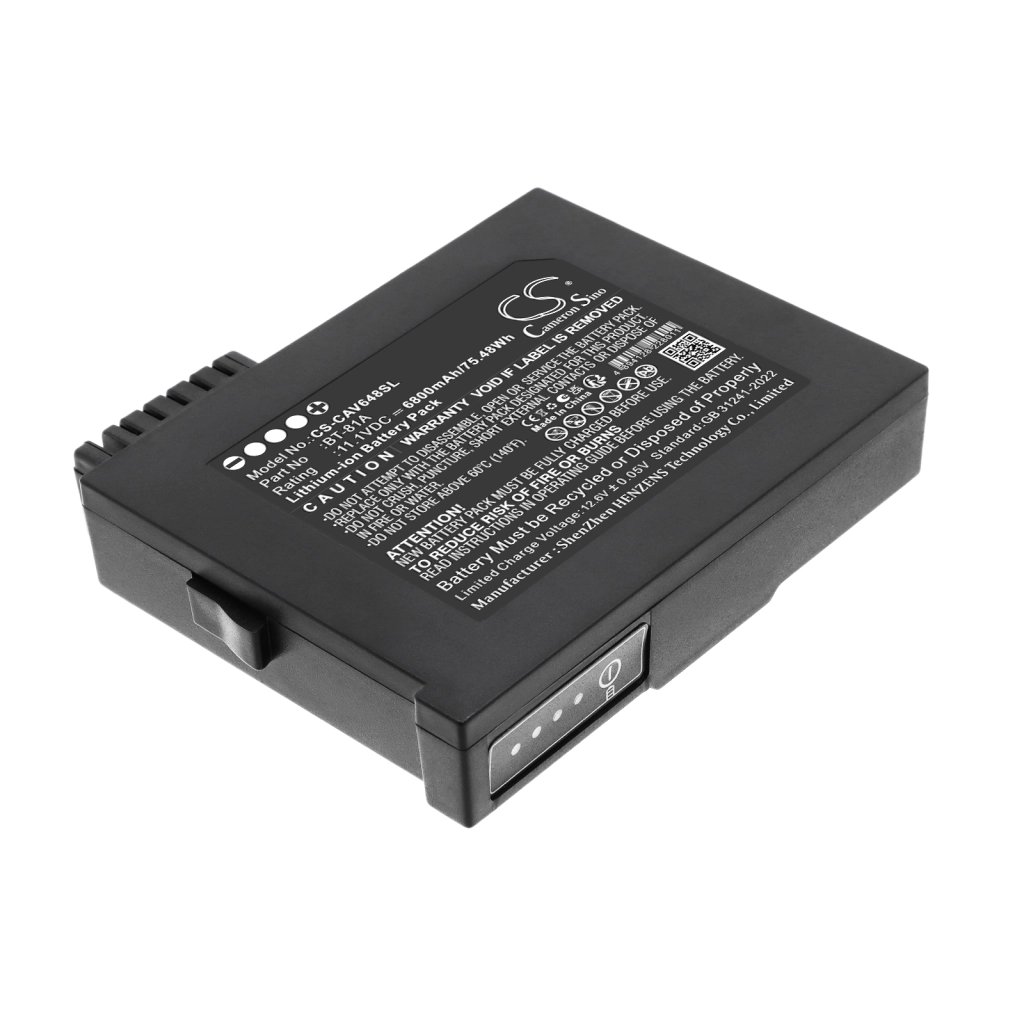 CETC AV6481 11.1V 6800mAh / 75.48Wh mēriekārtas akumulators