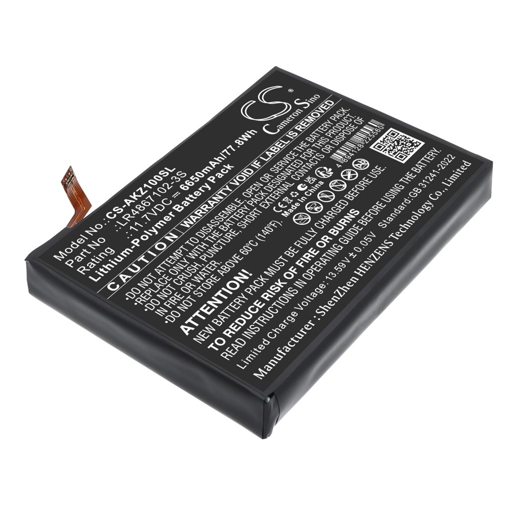 AOKZOE A1L 11.7V 6650mAh / 77.8Wh game console battery