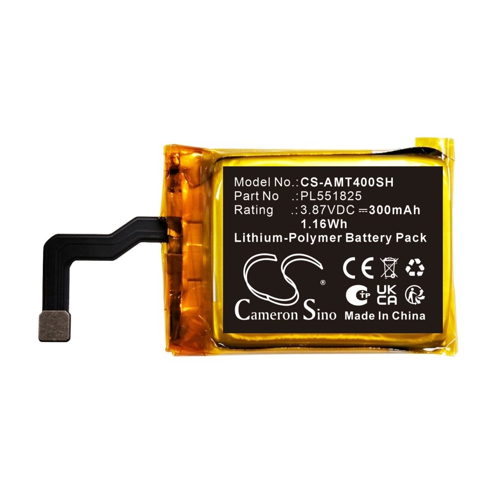 Amazfit GTS 4 3.87V 300mAh / 1.16Wh smartwatch battery