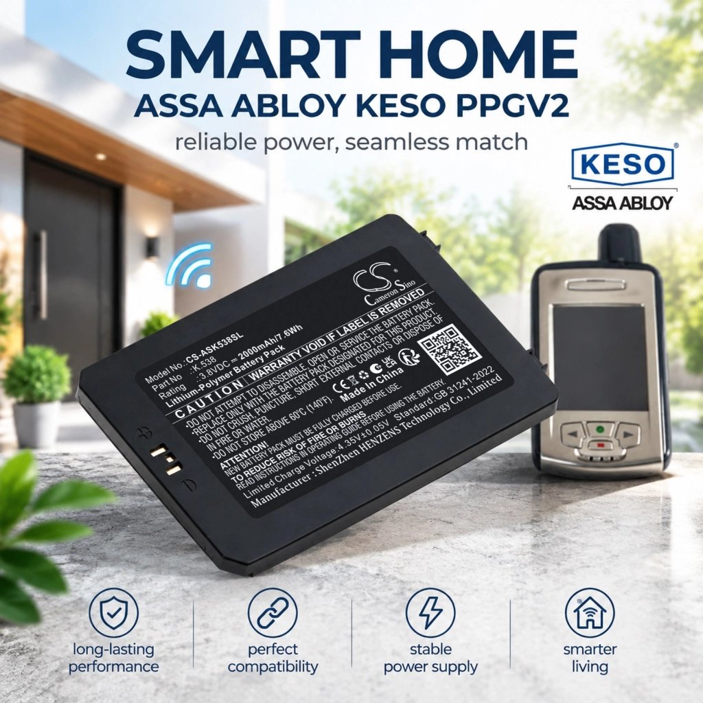 Assa Abloy K538 3.8V 2000mAh / 7.6Wh smart home device battery