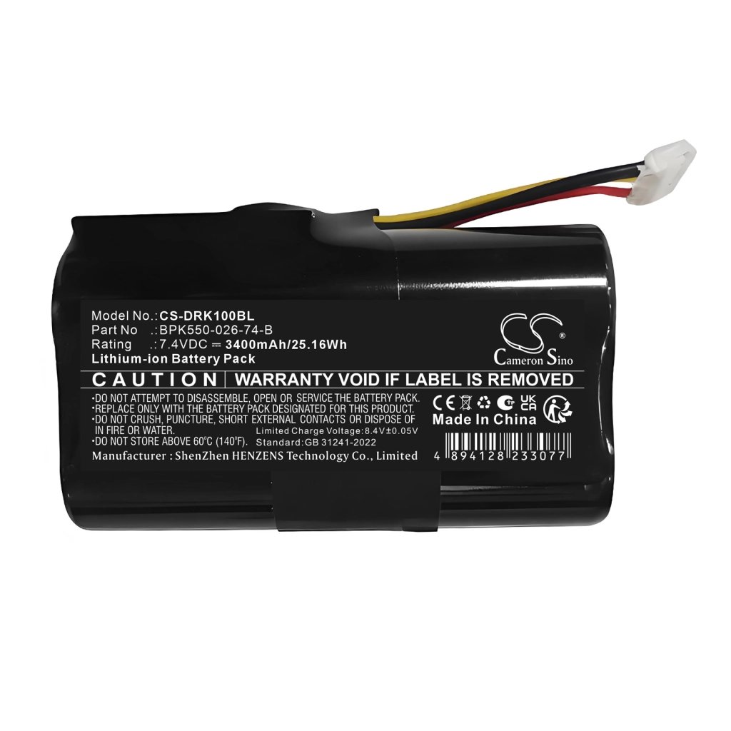 Аккумулятор для платёжного терминала Verifone BPK550-026-74-B 7.4V 3400mAh / 25.16Wh