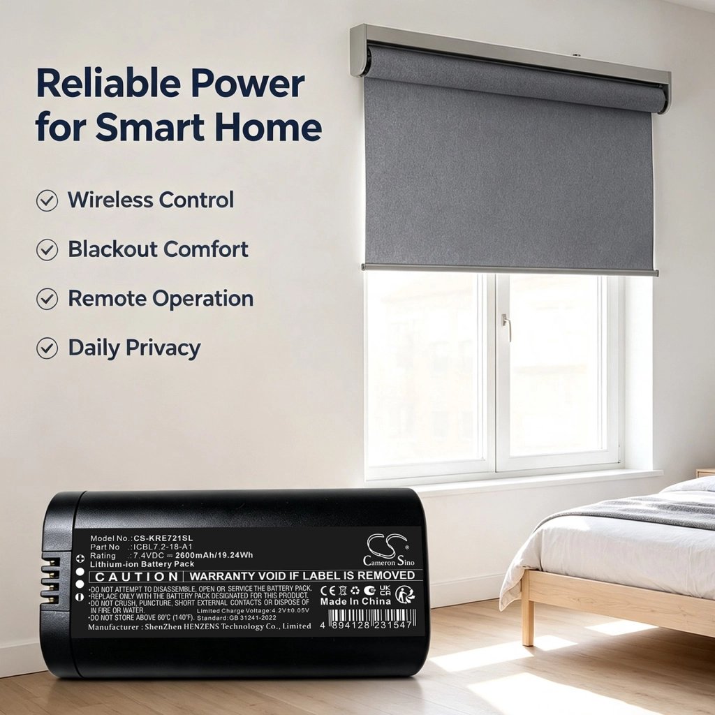 IKEA FYRTUR 7.4V 2500mAh / 18.5Wh smart home device battery