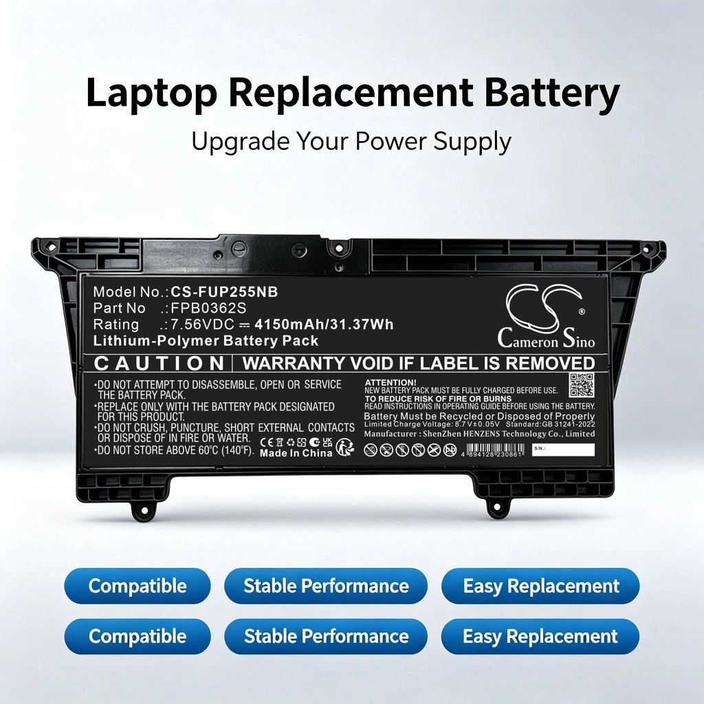 CS laptop battery Fujitsu FMVNBP255 7.56V 4150 mAh / 31.37 Wh