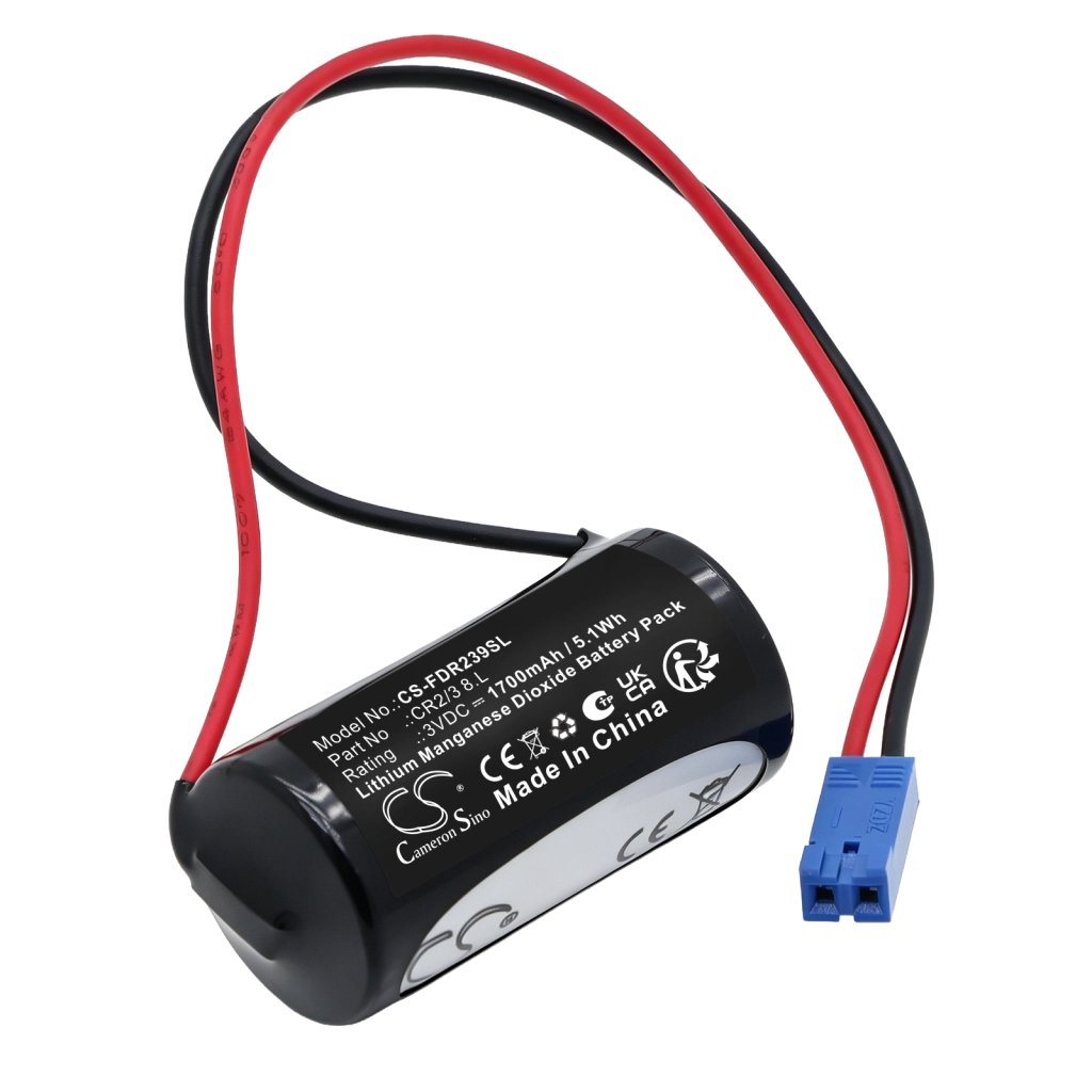 FDK CR2/3 8.L ( With BERG-2P connector ) 3V 1700mAh / 5.1Wh PLC controller battery