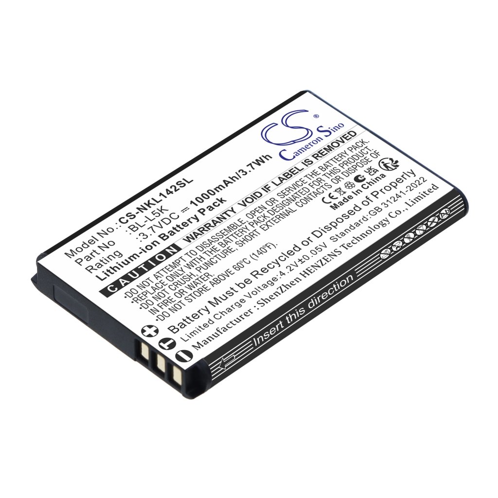 Nokia 105+ 2022 3.7V 1000mAh / 3.7Wh smartphone battery
